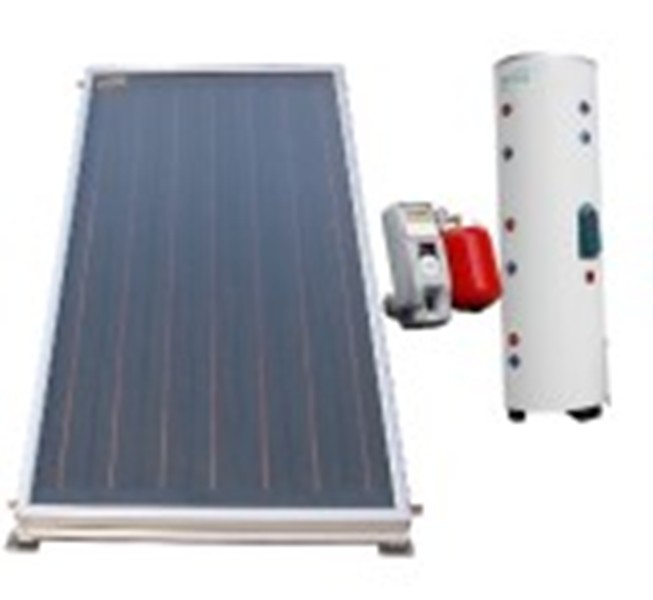 Солнечная FLAT-система  отопления для бани/бассейна